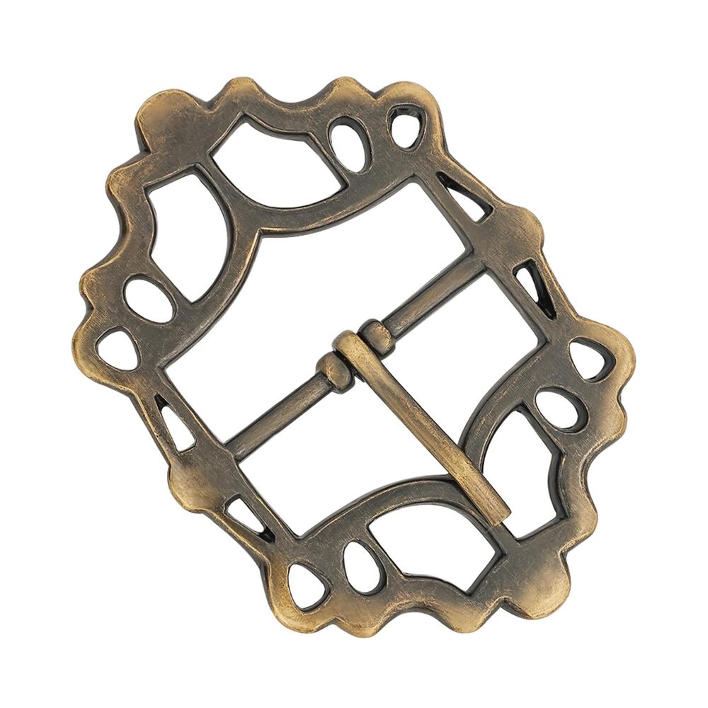 7949 Medieval Buckle Leather Belt Buckles Fantasy Antique Brass Buckle